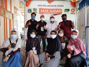 Himbauan dan Ajakan Vaksinasi Covid-19 oleh DPTD PKS Jakarta Utara